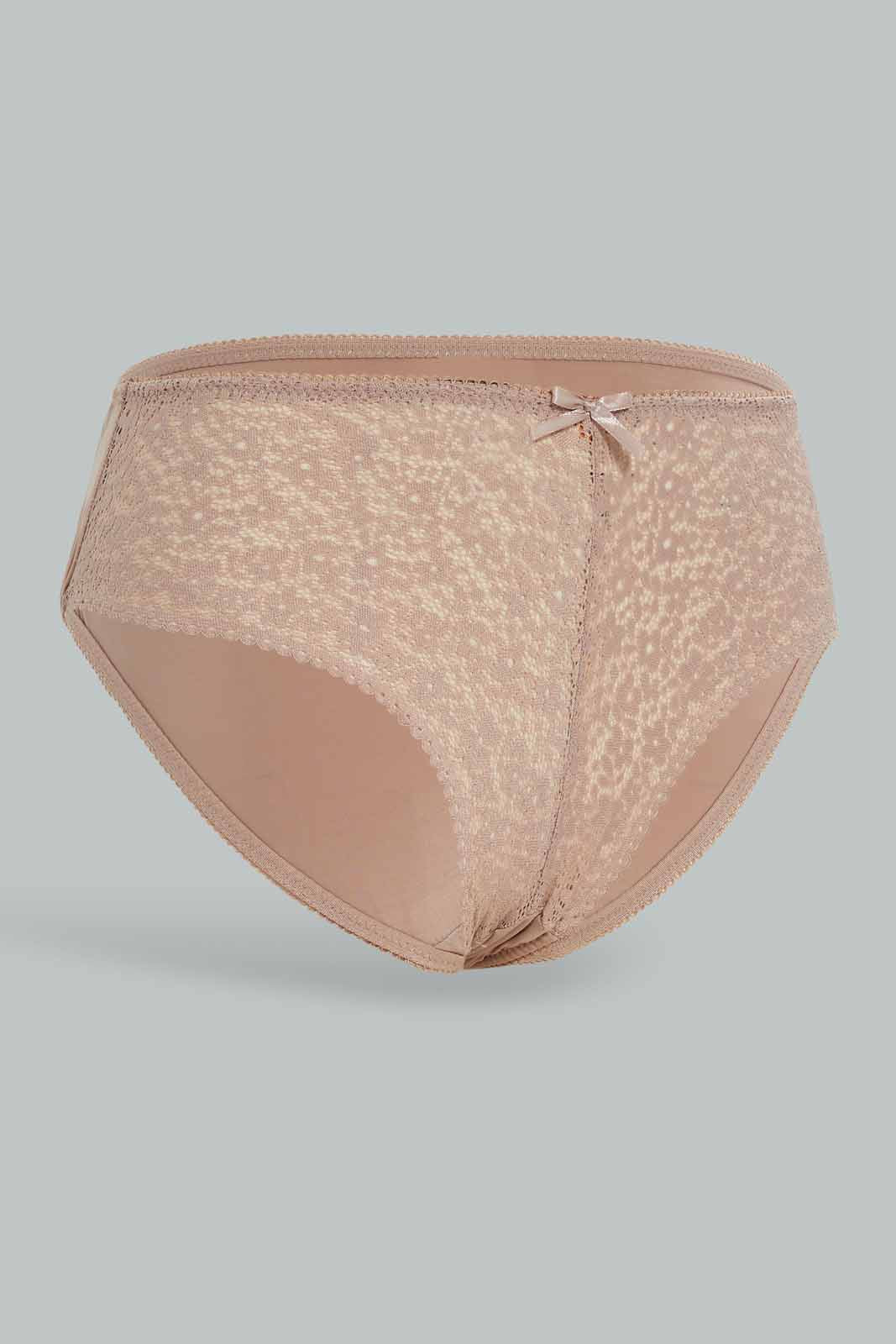 Redtag-Women-Burgundy/Beige-Color-Boyleg-Non-Padded-Brief-(2-Pack-)-Category:Briefs,-Colour:Assorted,-Deals:New-In,-Dept:Ladieswear,-Filter:Women's-Clothing,-New-In-Women-APL,-Non-Sale,-Section:Women,-W22B,-Women-Briefs--