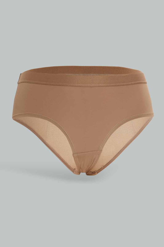 Redtag-Women-Beige-Single-Boyleg-Brief-Category:Briefs,-Colour:Beige,-Deals:New-In,-Dept:Ladieswear,-Filter:Women's-Clothing,-New-In-Women-APL,-Non-Sale,-Section:Women,-W22B,-Women-Briefs--