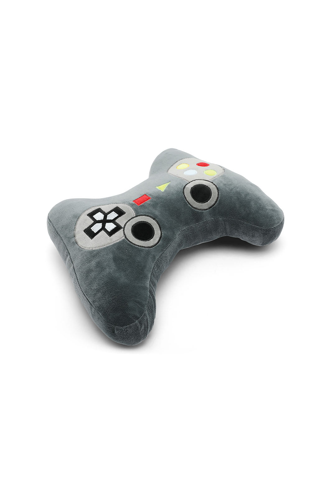 Redtag-Black-Game-Player-Kids-Cushion-Category:Cushions,-Colour:Black,-Deals:New-In,-Dept:Home,-Filter:Home-Bedroom,-HMW-BED-Cushions,-New-In-HMW-BED,-Non-Sale,-S23A,-Section:Homewares-Home-Bedroom-