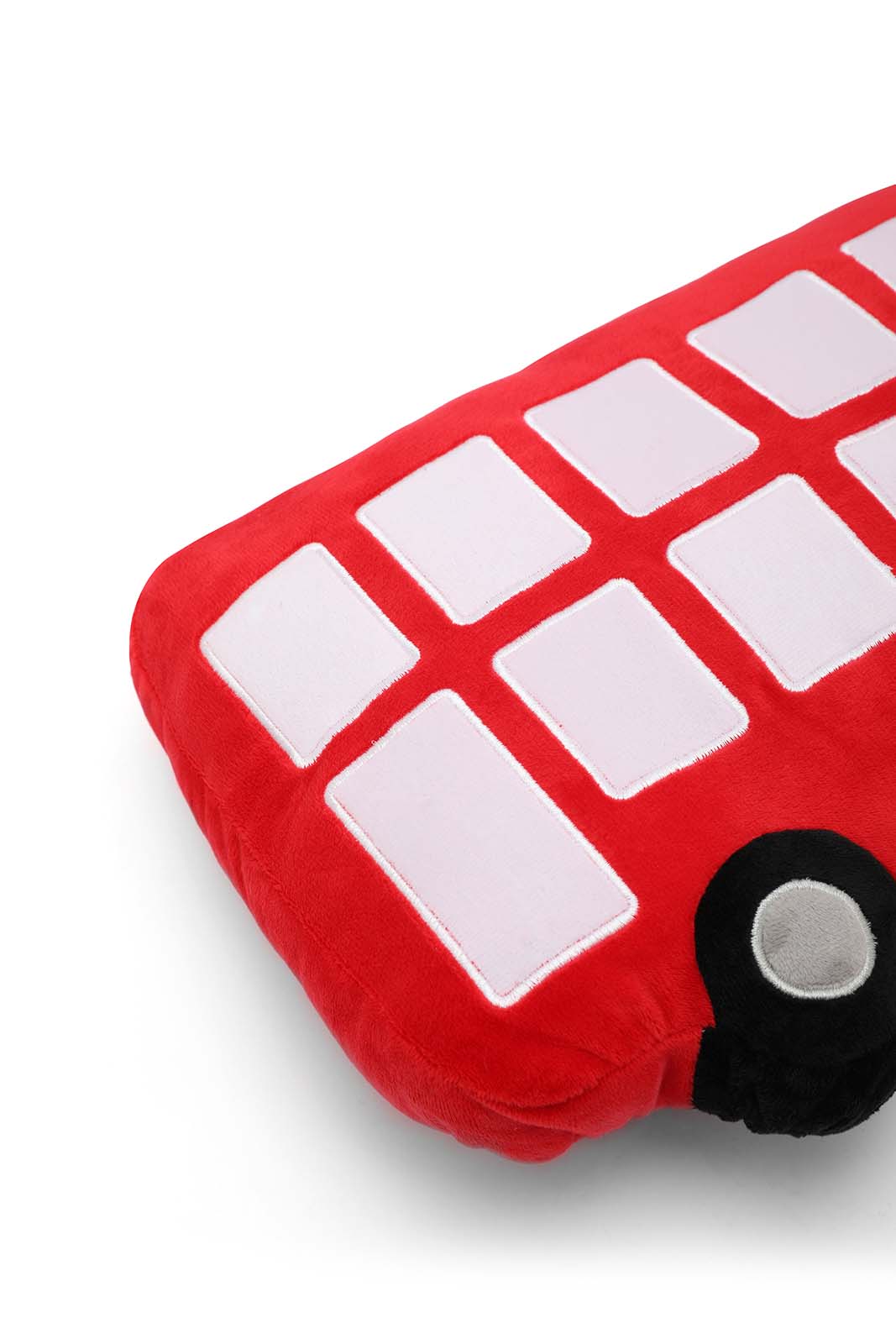 Redtag-Red-Bus-Kids-Cushion-Category:Cushions,-Colour:Red,-Deals:New-In,-Dept:Home,-Filter:Home-Bedroom,-HMW-BED-Cushions,-New-In-HMW-BED,-Non-Sale,-S23A,-Section:Homewares-Home-Bedroom-