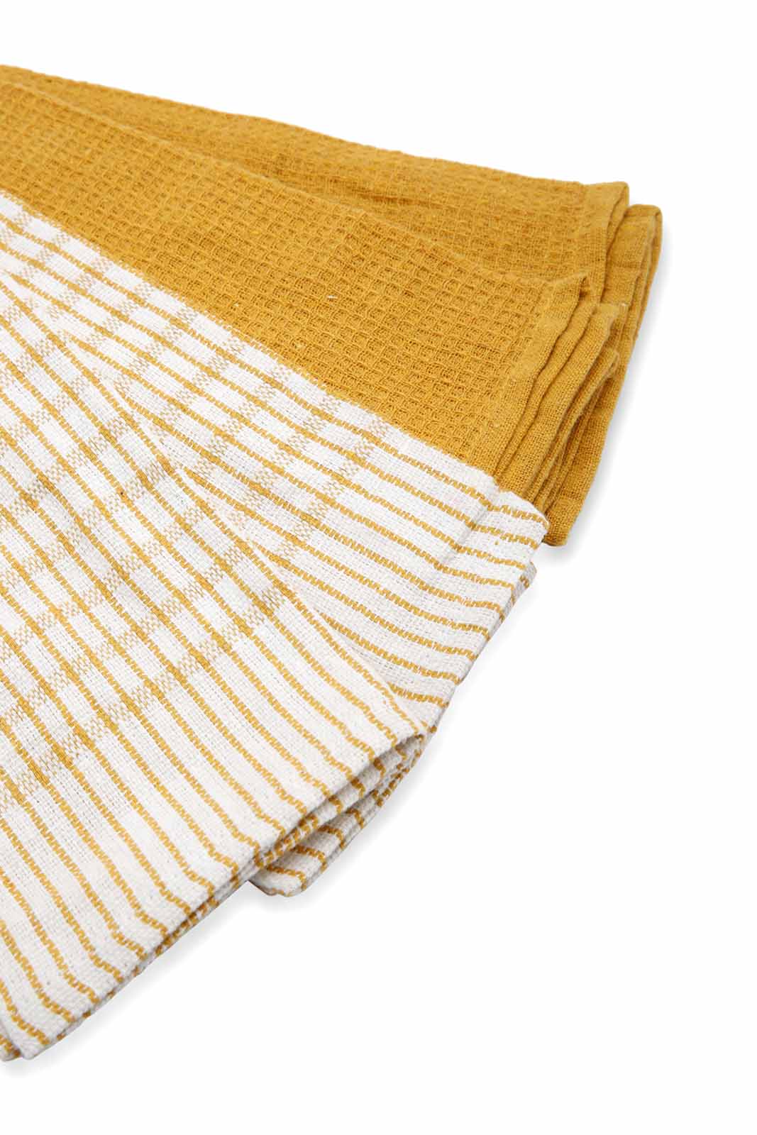Redtag-Yellow-Kitchen-Towel-Set-(4-Piece)-Category:Towels,-Colour:Yellow,-Deals:New-In,-Dept:Home,-Filter:Home-Dining,-HMW-DIN-Kitchen-Accessories,-New-In-HMW-DIN,-Non-Sale,-Section:Homewares,-W22B-Home-Dining-