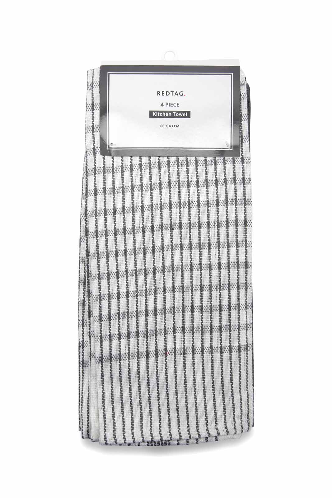 Redtag-Grey-Kitchen-Towel-Set-(4-Piece)-Category:Towels,-Colour:Grey,-Deals:New-In,-Dept:Home,-Filter:Home-Dining,-HMW-DIN-Kitchen-Accessories,-New-In-HMW-DIN,-Non-Sale,-Section:Homewares,-W22B-Home-Dining-