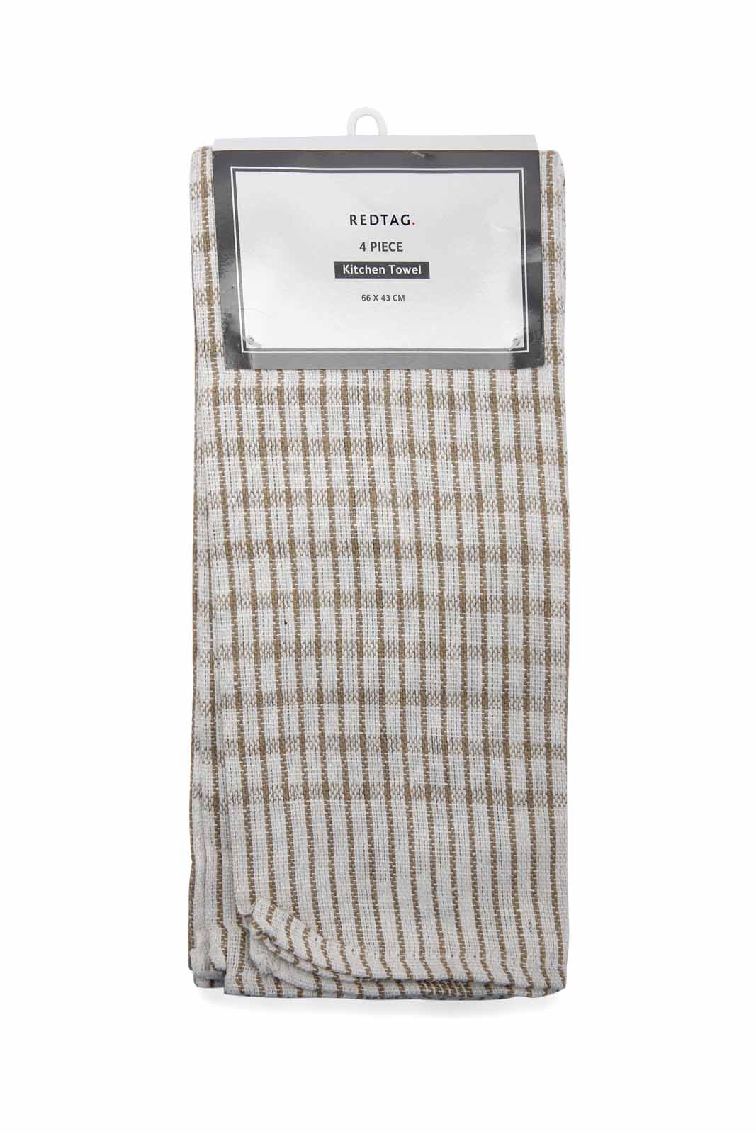 Redtag-Taupe-Kitchen-Towel-Set-(4-Piece)-Category:Towels,-Colour:Red,-Deals:New-In,-Dept:Home,-Filter:Home-Dining,-HMW-DIN-Kitchen-Accessories,-New-In-HMW-DIN,-Non-Sale,-Section:Homewares,-W22B-Home-Dining-