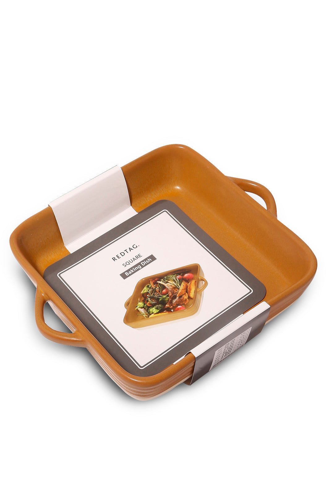 Redtag-Mustard-Rectanguler-Baking-Dish-(Small)-Category:Servewares,-Colour:Mustard,-Deals:New-In,-Dept:Home,-Filter:Home-Dining,-HMW-DIN-Serveware,-New-In-HMW-DIN,-Non-Sale,-S23A,-Section:Homewares-Home-Dining-