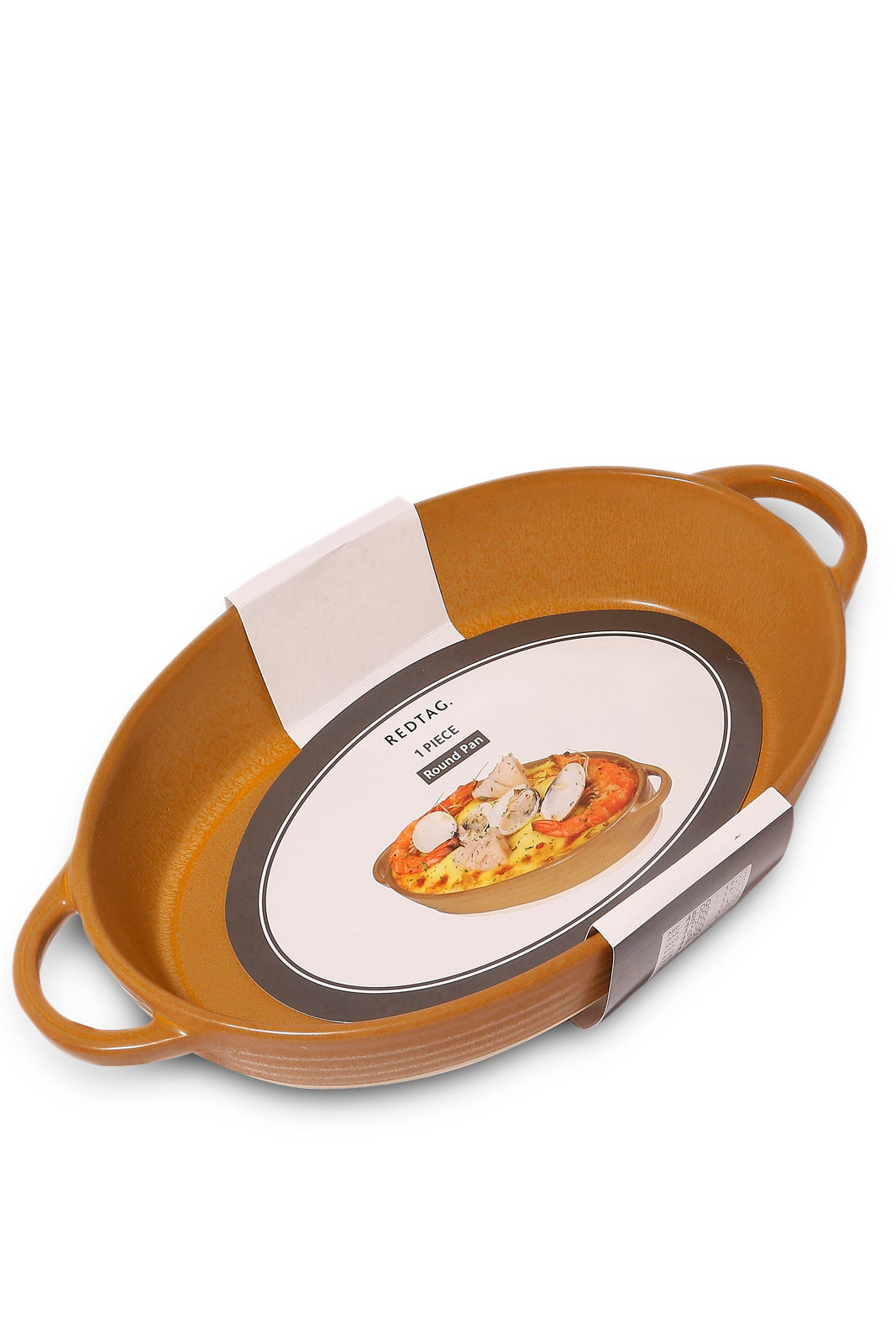 Redtag-Mustard-Oval-Baking-Dish-(Large)-Category:Servewares,-Colour:Mustard,-Deals:New-In,-Dept:Home,-Filter:Home-Dining,-HMW-DIN-Serveware,-New-In-HMW-DIN,-Non-Sale,-S23A,-Section:Homewares-Home-Dining-