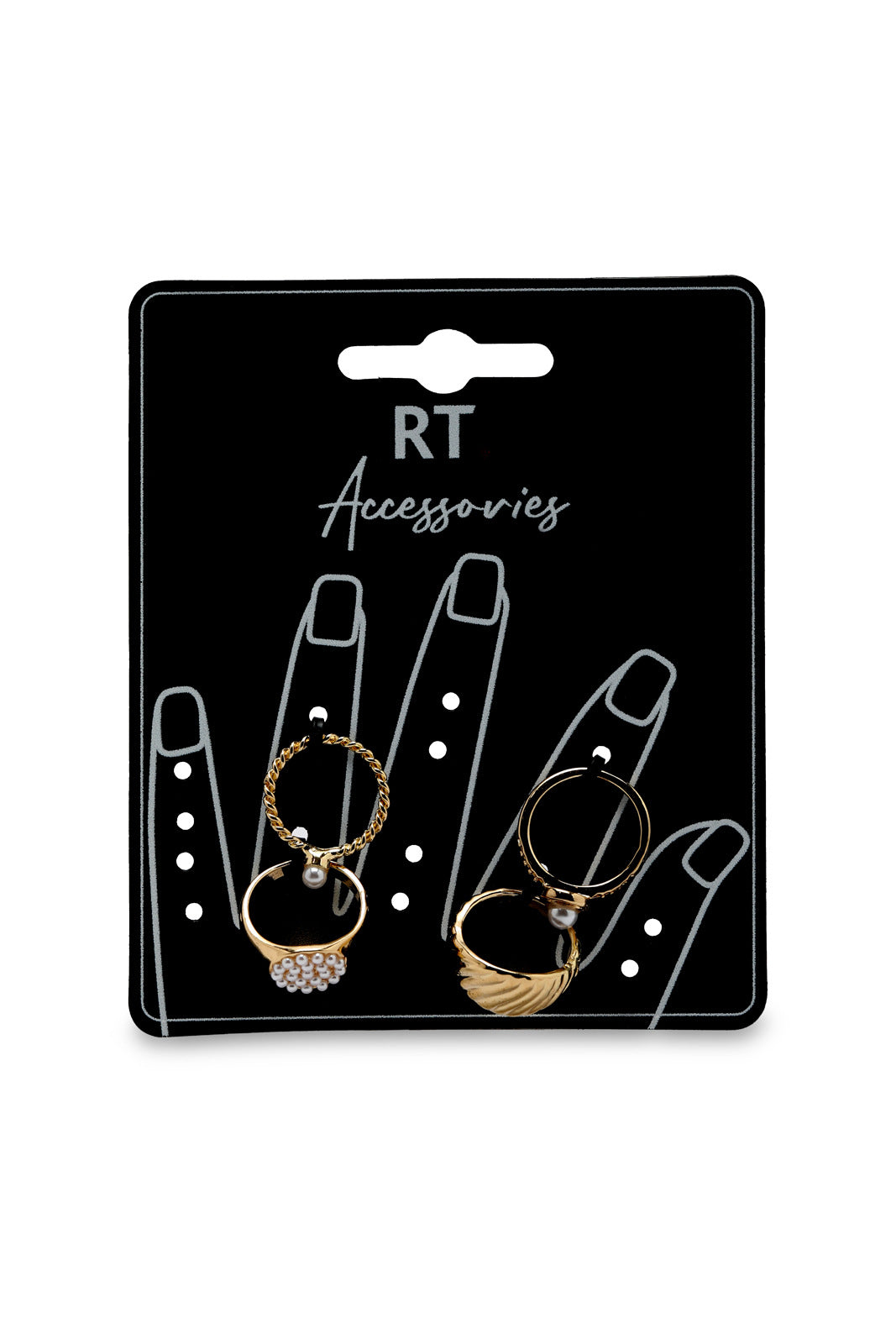 Redtag-Rings-Category:Jewellery,-Colour:Assorted,-Dept:Ladieswear,-Filter:Women's-Accessories,-New-In,-New-In-Women-ACC,-Non-Sale,-Section:Women,-W22B,-Women-Jewellery-Women-