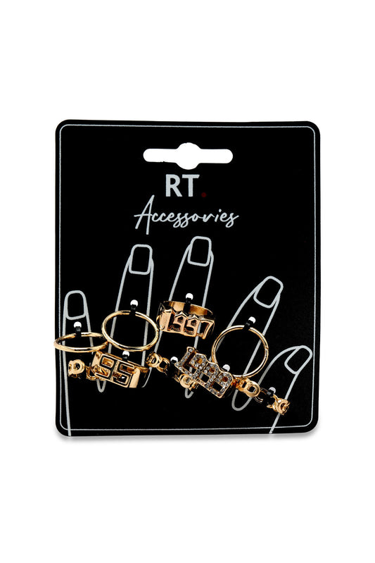 Redtag-Rings-Category:Jewellery,-Colour:Assorted,-Dept:Ladieswear,-Filter:Women's-Accessories,-New-In,-New-In-Women-ACC,-Non-Sale,-Section:Women,-W22B,-Women-Jewellery-Women-