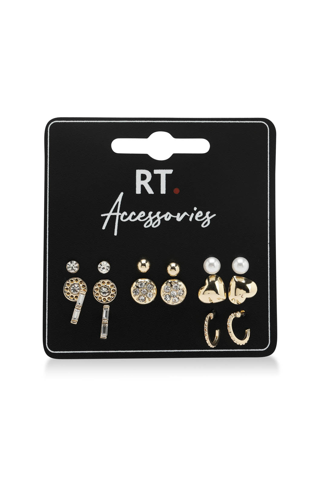 Redtag-Studs-Category:Jewellery,-Colour:Assorted,-Dept:Ladieswear,-Filter:Women's-Accessories,-LEC-Jewellery,-New-In,-New-In-Women-ACC,-Non-Sale,-Section:Women,-W22B-Women-