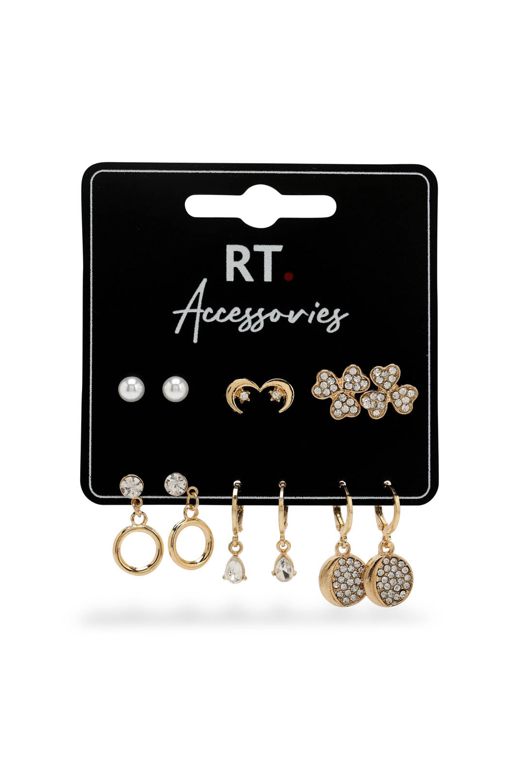 Redtag-Studs-Category:Jewellery,-Colour:Assorted,-Dept:Ladieswear,-Filter:Women's-Accessories,-LEC-Jewellery,-New-In,-New-In-Women-ACC,-Non-Sale,-Section:Women,-W22B-Women-
