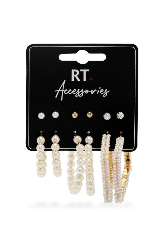 Redtag-Studs-Category:Jewellery,-Colour:Assorted,-Dept:Ladieswear,-Filter:Women's-Accessories,-LEC-Jewellery,-New-In,-New-In-Women-ACC,-Non-Sale,-Section:Women,-W22B-Women-