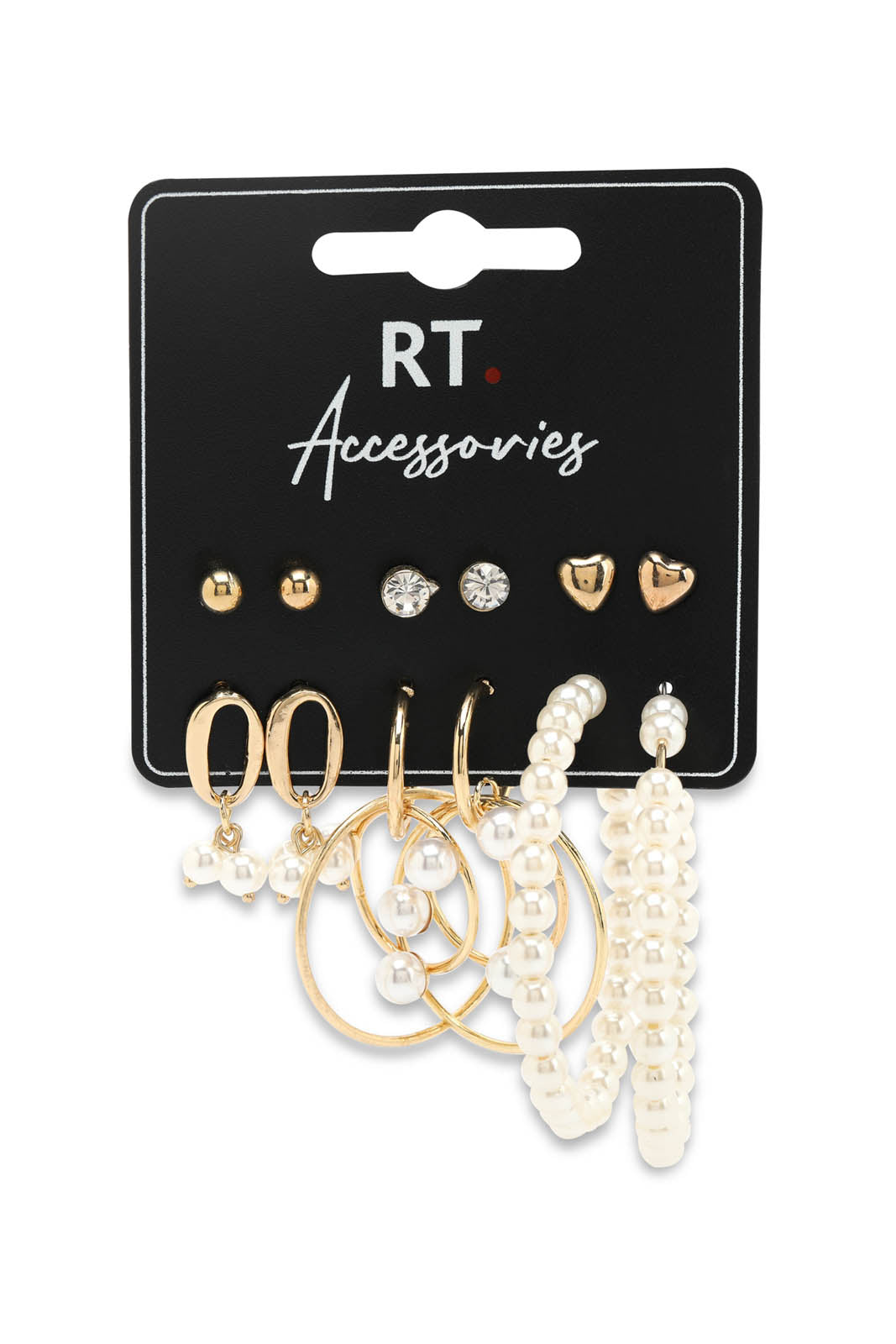 Redtag-Studs-Category:Jewellery,-Colour:Assorted,-Dept:Ladieswear,-Filter:Women's-Accessories,-LEC-Jewellery,-New-In,-New-In-Women-ACC,-Non-Sale,-Section:Women,-W22B-Women-