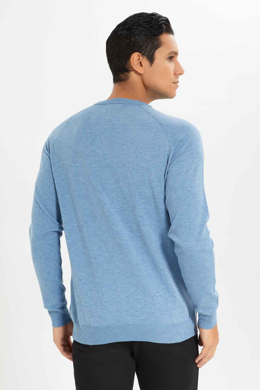 Redtag-Men-Blue-Crew-Neck-Sweater-Category:Cardigans,-Colour:Blue,-Deals:New-In,-Dept:Menswear,-Filter:Men's-Clothing,-Men-Cardigans,-New-In-Men-APL,-Non-Sale,-S23A,-Section:Men,-TBL-Men's-
