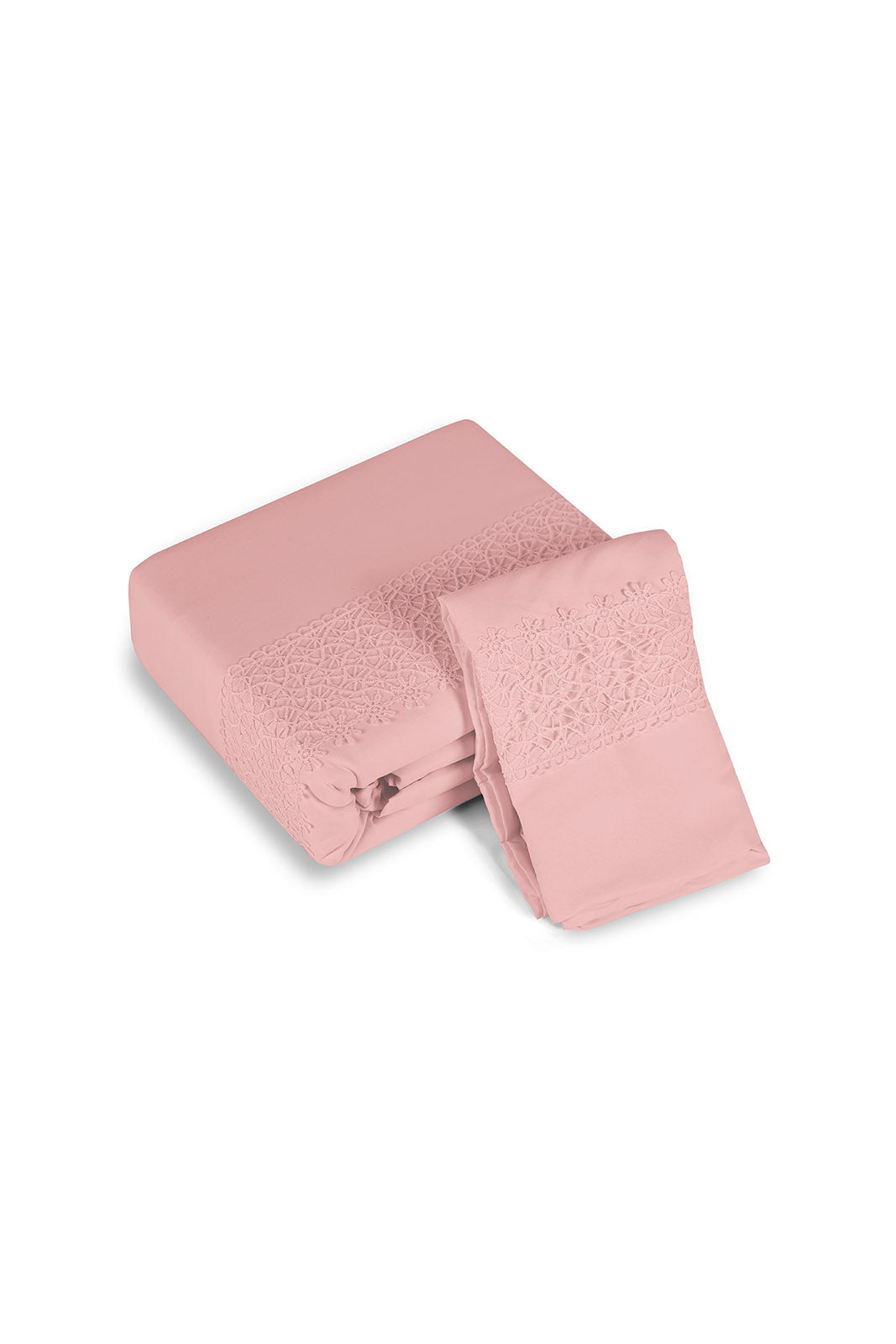 Redtag-Pink-2-Piece-Lace-Trim-Duvet-Cover-Set-(Single-Size)-Category:Duvet-Covers,-Colour:Pink,-Deals:New-In,-Dept:Home,-Filter:Home-Bedroom,-HMW-BED-Duvet-Covers,-New-In-HMW-BED,-Non-Sale,-S23A,-Section:Homewares-Home-Bedroom-