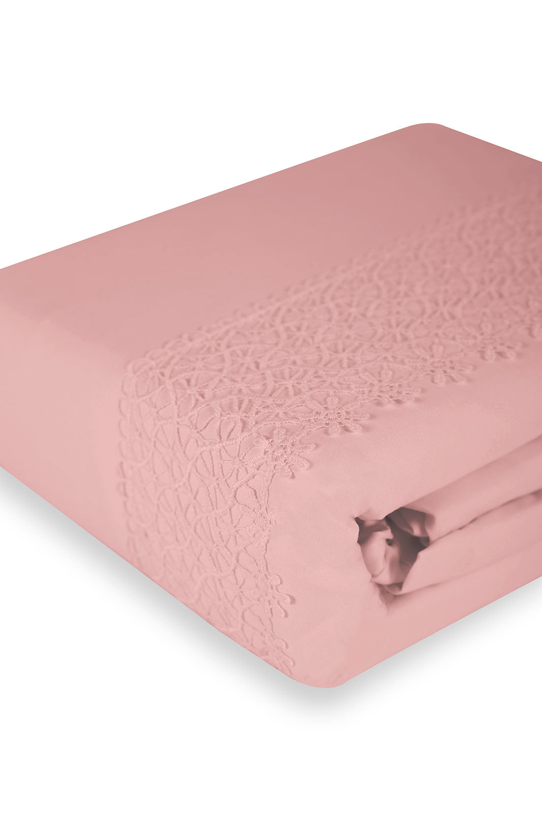 Redtag-Pink-3-Piece-Lace-Trim-Duvet-Cover-Set-(King-Size)-Category:Duvet-Covers,-Colour:Pink,-Deals:New-In,-Dept:Home,-Filter:Home-Bedroom,-HMW-BED-Duvet-Covers,-New-In-HMW-BED,-Non-Sale,-S23A,-Section:Homewares-Home-Bedroom-