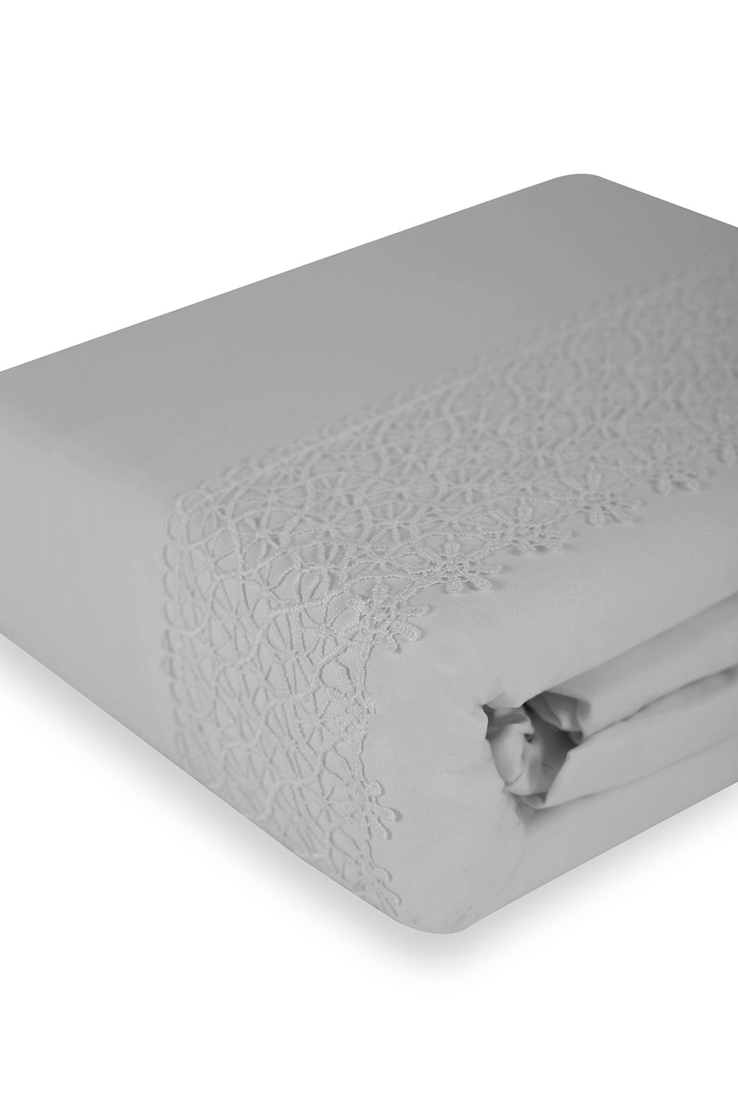 Redtag-Grey-2-Piece-Lace-Trim-Duvet-Cover-Set-(Single-Size)-Category:Duvet-Covers,-Colour:Grey,-Deals:New-In,-Dept:Home,-Filter:Home-Bedroom,-HMW-BED-Duvet-Covers,-New-In-HMW-BED,-Non-Sale,-S23A,-Section:Homewares-Home-Bedroom-