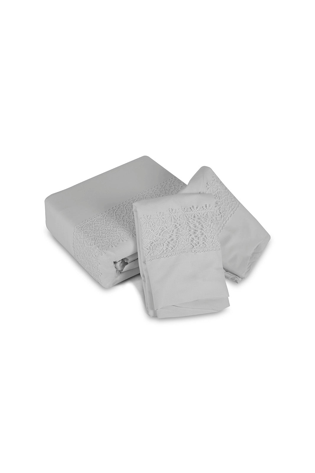 Redtag-Grey-3-Piece-Lace-Trim-Duvet-Cover-Set-(Double-Size)-Category:Duvet-Covers,-Colour:Grey,-Deals:New-In,-Dept:Home,-Filter:Home-Bedroom,-HMW-BED-Duvet-Covers,-New-In-HMW-BED,-Non-Sale,-S23A,-Section:Homewares-Home-Bedroom-