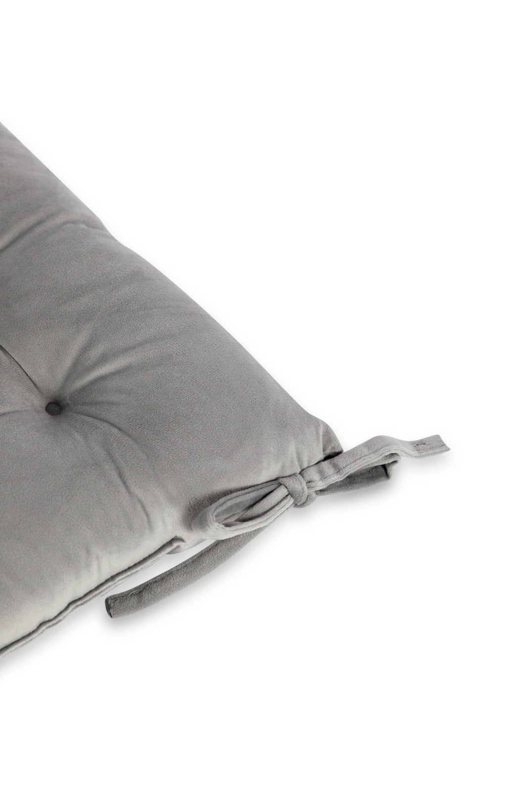 Redtag-Grey-Velvet-Chairpad-Category:Cushions,-Colour:Grey,-Deals:New-In,-Dept:Home,-Filter:Home-Bedroom,-HMW-BED-Cushions,-New-In-HMW-BED,-Non-Sale,-S23A,-Section:Homewares-Home-Bedroom-
