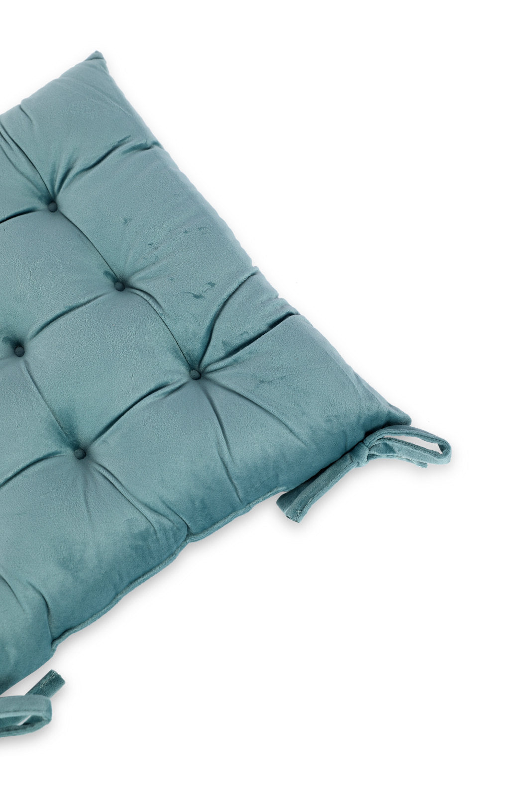Redtag-Teal-Velvet-Chair-Pad-Category:Cushions,-Colour:Teal,-Deals:New-In,-Dept:Home,-Filter:Home-Bedroom,-HMW-BED-Cushions,-New-In-HMW-BED,-Non-Sale,-S23A,-Section:Homewares-Home-Bedroom-