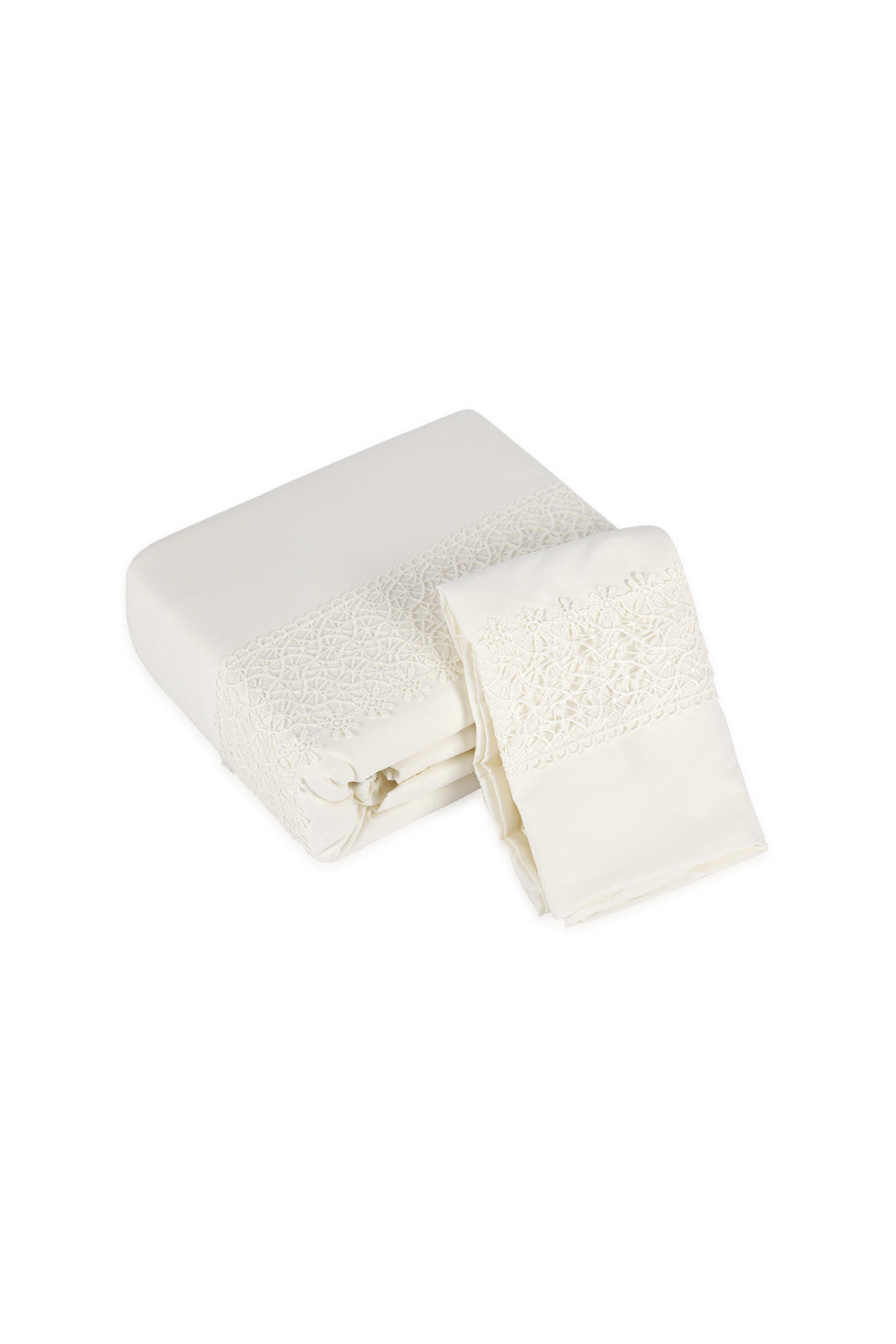 Redtag-Ivory-2-Piece-Lace-Trim-Duvet-Cover-Set-(Single-Size)-Category:Duvet-Covers,-Colour:Ivory,-Deals:New-In,-Dept:Home,-Filter:Home-Bedroom,-HMW-BED-Duvet-Covers,-New-In-HMW-BED,-Non-Sale,-Section:Homewares,-W22B-Home-Bedroom-