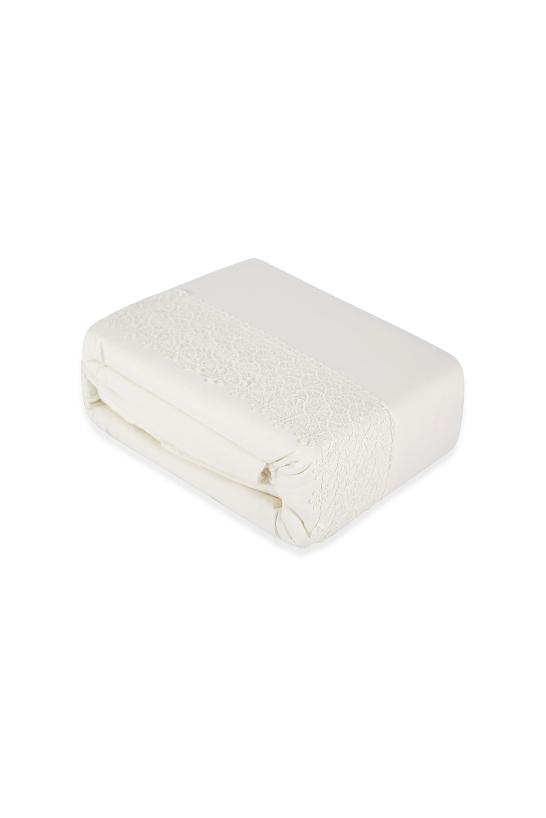 Redtag-Ivory-2-Piece-Lace-Trim-Duvet-Cover-Set-(Single-Size)-Category:Duvet-Covers,-Colour:Ivory,-Deals:New-In,-Dept:Home,-Filter:Home-Bedroom,-HMW-BED-Duvet-Covers,-New-In-HMW-BED,-Non-Sale,-Section:Homewares,-W22B-Home-Bedroom-