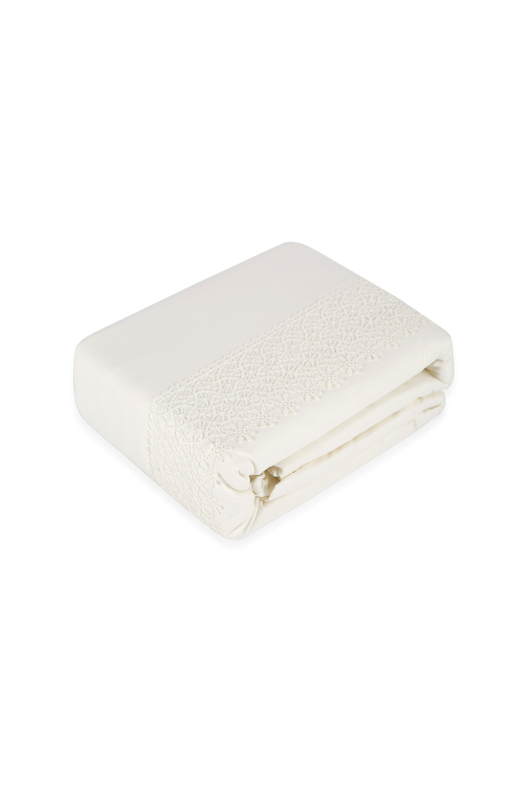 Redtag-Ivory-2-Piece-Lace-Trim-Duvet-Cover-Set-(Single-Size)-Category:Duvet-Covers,-Colour:Ivory,-Deals:New-In,-Dept:Home,-Filter:Home-Bedroom,-HMW-BED-Duvet-Covers,-New-In-HMW-BED,-Non-Sale,-Section:Homewares,-W22B-Home-Bedroom-