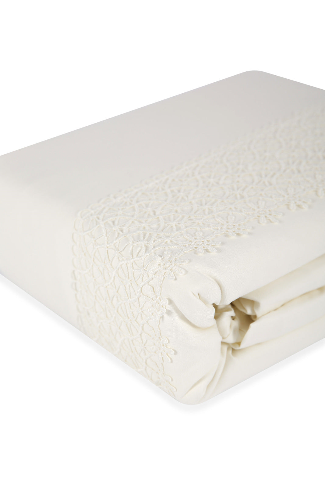 Redtag-Ivory-3-Piece-Lace-Trim-Duvet-Cover-Set-(King-Size)-Category:Duvet-Covers,-Colour:Ivory,-Deals:New-In,-Dept:Home,-Filter:Home-Bedroom,-HMW-BED-Duvet-Covers,-New-In-HMW-BED,-Non-Sale,-Section:Homewares,-W22B-Home-Bedroom-