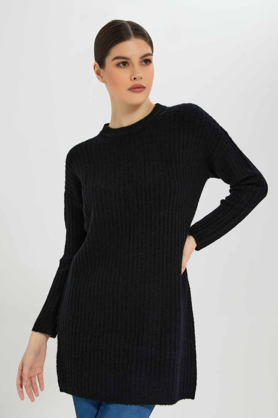 Redtag-Women-Crew-Neck-Boxy-Long-Length-Pullover-Category:Pullovers,-Colour:Assorted,-Deals:New-In,-Dept:Ladieswear,-Filter:Women's-Clothing,-New-In-Women-APL,-Non-Sale,-Section:Women,-W22B,-Women-Pullovers-Women's-