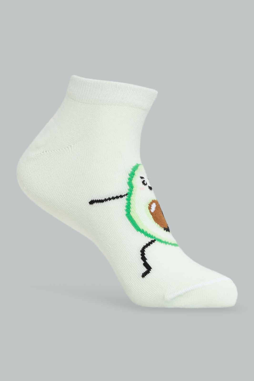 Redtag-Women-Assorted-Plain-Multi-Color-5Pk-Ladies-Ankle-Socks-365,-Category:Socks,-Colour:Assorted,-Deals:New-In,-Filter:Women's-Clothing,-New-In-Women-APL,-Non-Sale,-Section:Women,-Women-Socks--