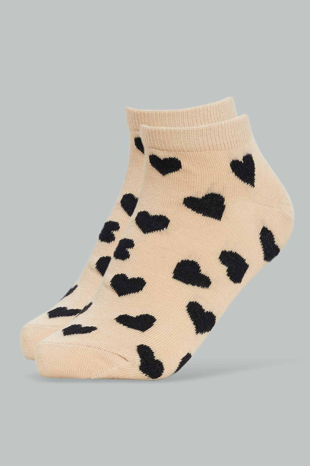 Redtag-Women-Assorted-Plain-Multi-Color-5Pk-Ladies-Ankle-Socks-365,-Category:Socks,-Colour:Assorted,-Deals:New-In,-Filter:Women's-Clothing,-New-In-Women-APL,-Non-Sale,-Section:Women,-Women-Socks--