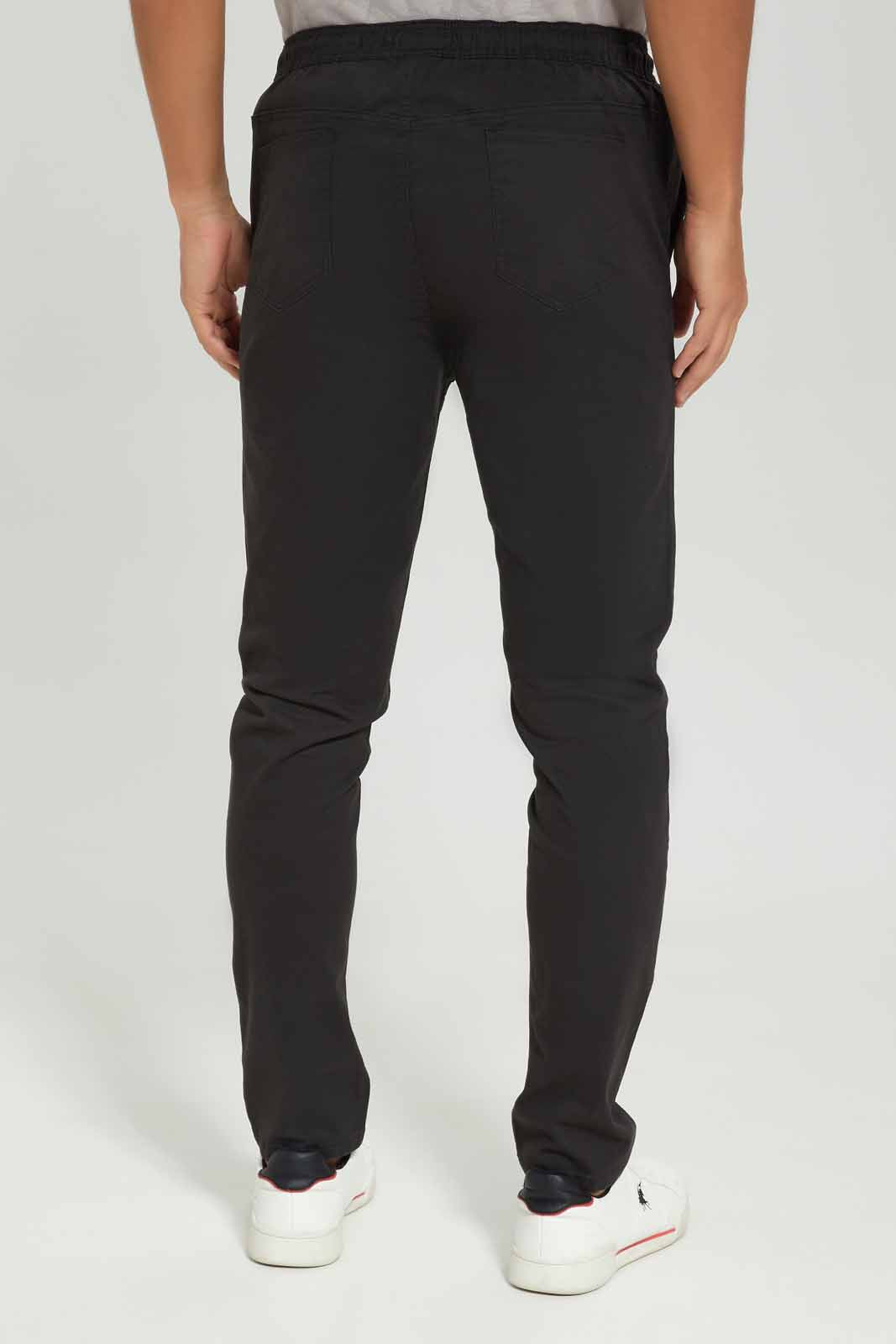 Redtag-Men-Black-Pull-On-Trousers-Category:Trousers,-Colour:Black,-Deals:New-In,-Dept:Menswear,-Filter:Men's-Clothing,-Men-Trousers,-New-In-Men-APL,-Non-Sale,-S23A,-Section:Men,-TBL-Men's-
