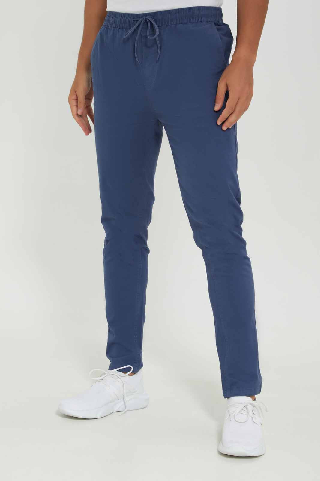 Redtag-Men-Blue-Pull-On-Trousers-Category:Trousers,-Colour:Blue,-Deals:New-In,-Dept:Menswear,-Filter:Men's-Clothing,-Men-Trousers,-New-In-Men-APL,-Non-Sale,-S23A,-Section:Men,-TBL-Men's-