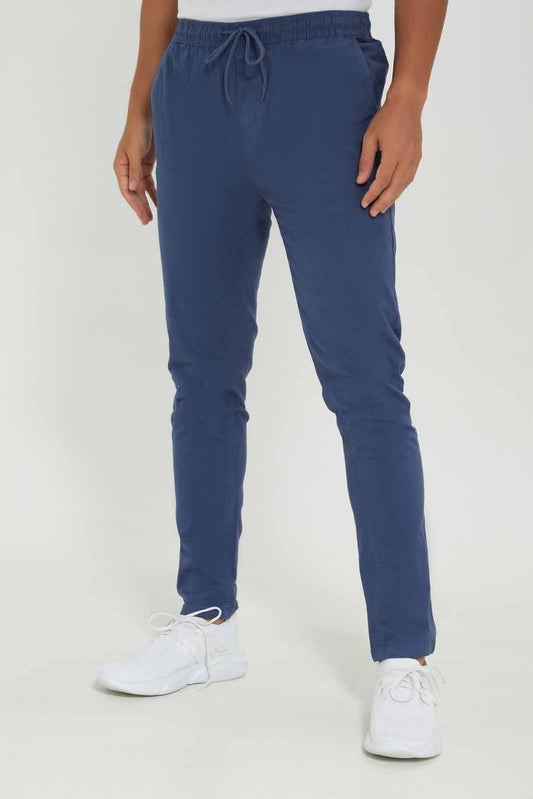 Redtag-Men-Blue-Pull-On-Trousers-Category:Trousers,-Colour:Blue,-Deals:New-In,-Dept:Menswear,-Filter:Men's-Clothing,-Men-Trousers,-New-In-Men-APL,-Non-Sale,-S23A,-Section:Men,-TBL-Men's-