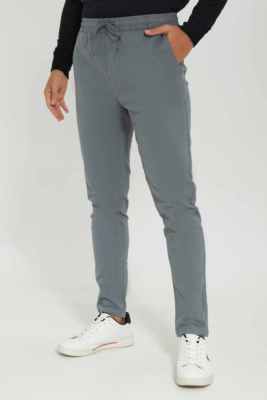 Redtag-Men-Salte-Grey-Pull-On-Trousers-Category:Trousers,-Colour:Charcoal,-Deals:New-In,-Dept:Menswear,-Filter:Men's-Clothing,-Men-Trousers,-New-In-Men-APL,-Non-Sale,-S23A,-Section:Men,-TBL-Men's-