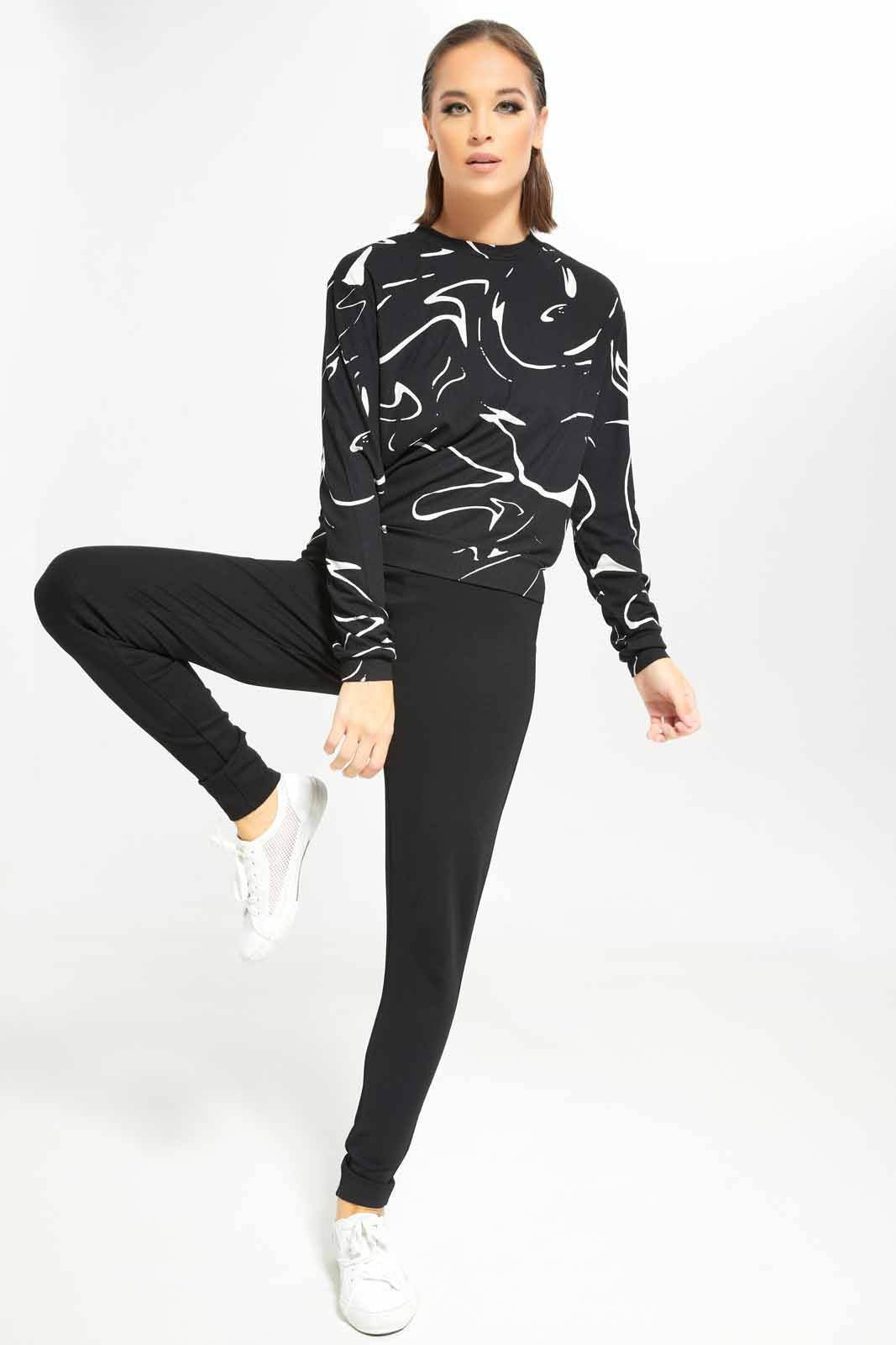 Redtag-Women-Black-Sweatshirt-Category:Sweatshirts,-Colour:Black,-Deals:New-In,-Dept:Ladieswear,-Filter:Women's-Clothing,-LDC,-LDC-Sweatshirts,-New-In-LDC-APL,-Non-Sale,-S23A,-Section:Women-Women's-