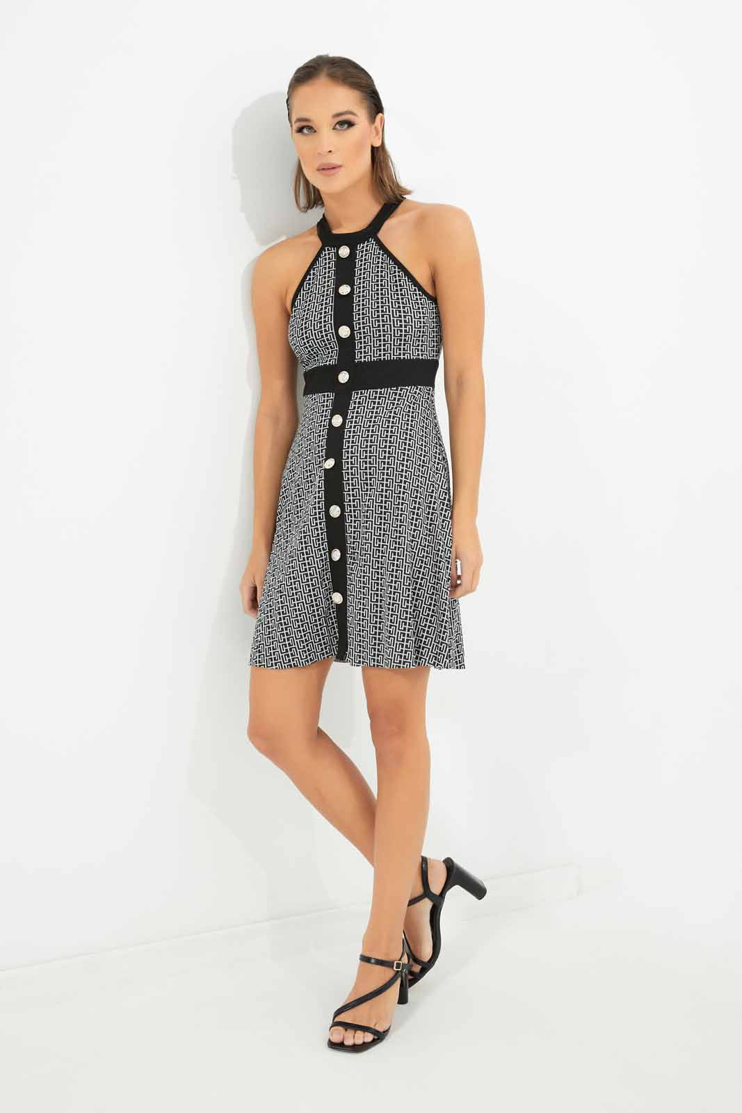 Redtag-Women-Blacl-Printed-Dress-Category:Dresses,-Colour:Black,-Deals:New-In,-Dept:Ladieswear,-Filter:Women's-Clothing,-LDC,-LDC-Dresses,-New-In-LDC-APL,-Non-Sale,-S23A,-Section:Women-Women's-