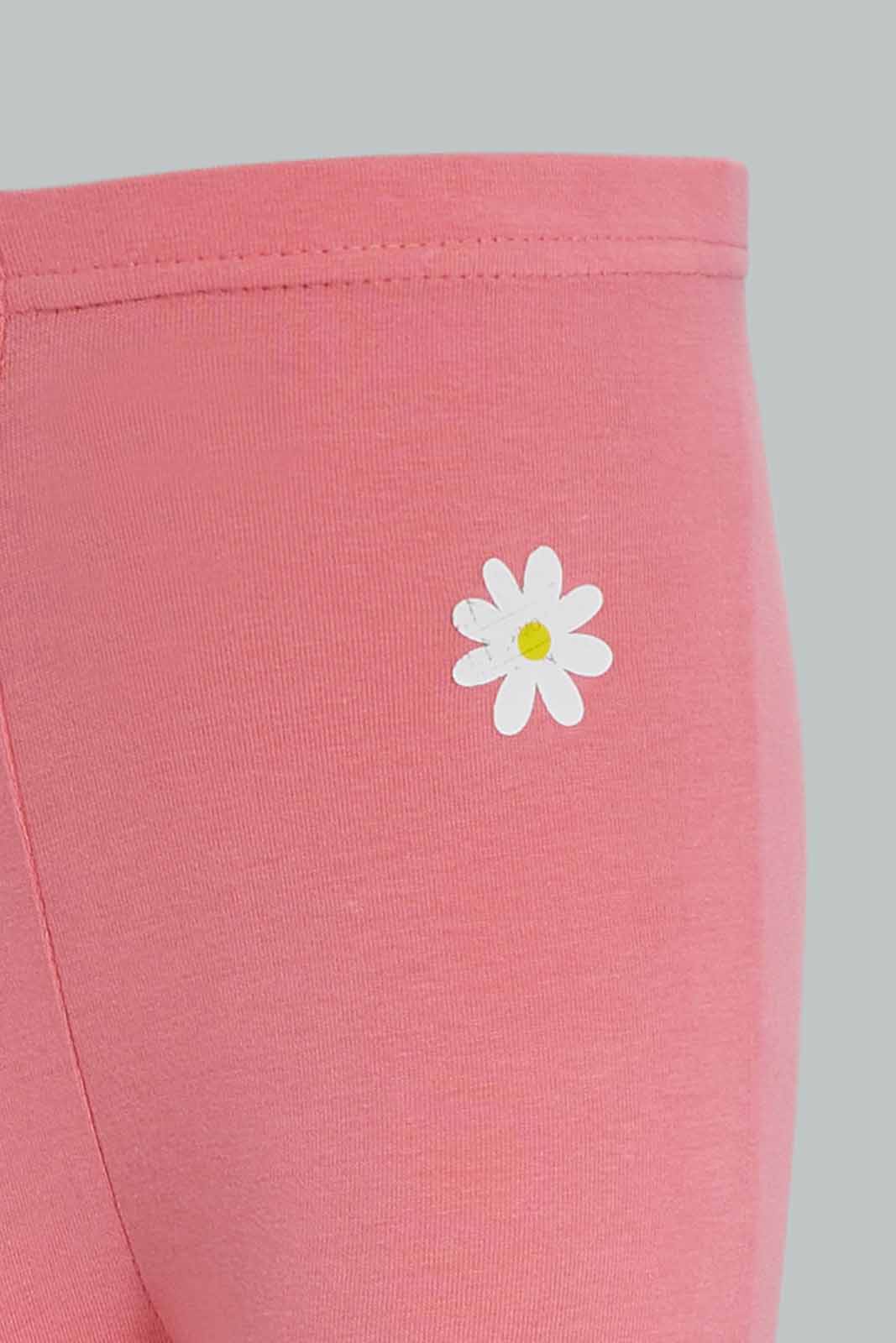 Redtag-Girls-Pink-Solid-Legging-Category:Leggings,-Colour:Apricot,-Deals:New-In,-Dept:Girls,-Filter:Infant-Girls-(3-to-24-Mths),-ING-Leggings,-New-In-ING-APL,-Non-Sale,-S23A,-Section:Girls-(0-to-14Yrs),-TBL-Infant-Girls-3 to 24 Months