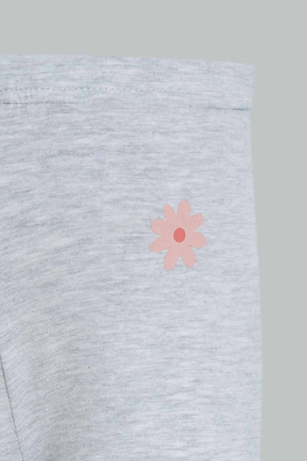 Redtag-Girls-Grey-Melange-Solid-Legging-Category:Leggings,-Colour:Grey,-Deals:New-In,-Dept:Girls,-Filter:Infant-Girls-(3-to-24-Mths),-ING-Leggings,-New-In-ING-APL,-Non-Sale,-S23A,-Section:Girls-(0-to-14Yrs),-TBL-Infant-Girls-3 to 24 Months