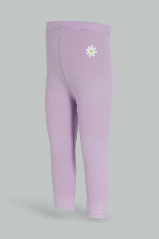 Redtag-Girls-Lilac-Solid-Legging-Category:Leggings,-Colour:Lilac,-Deals:New-In,-Dept:Girls,-Filter:Infant-Girls-(3-to-24-Mths),-ING-Leggings,-New-In-ING-APL,-Non-Sale,-S23A,-Section:Girls-(0-to-14Yrs),-TBL-Infant-Girls-3 to 24 Months