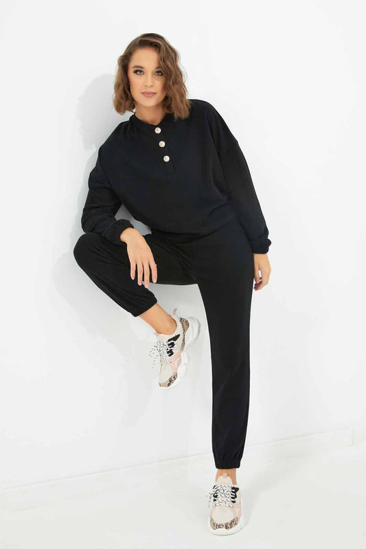 Redtag-Women-Black-Jogger-Category:Trousers,-Colour:Black,-Deals:New-In,-Dept:Ladieswear,-Filter:Women's-Clothing,-LDC,-LDC-Trousers,-New-In-LDC-APL,-Non-Sale,-S23A,-Section:Women-Women's-
