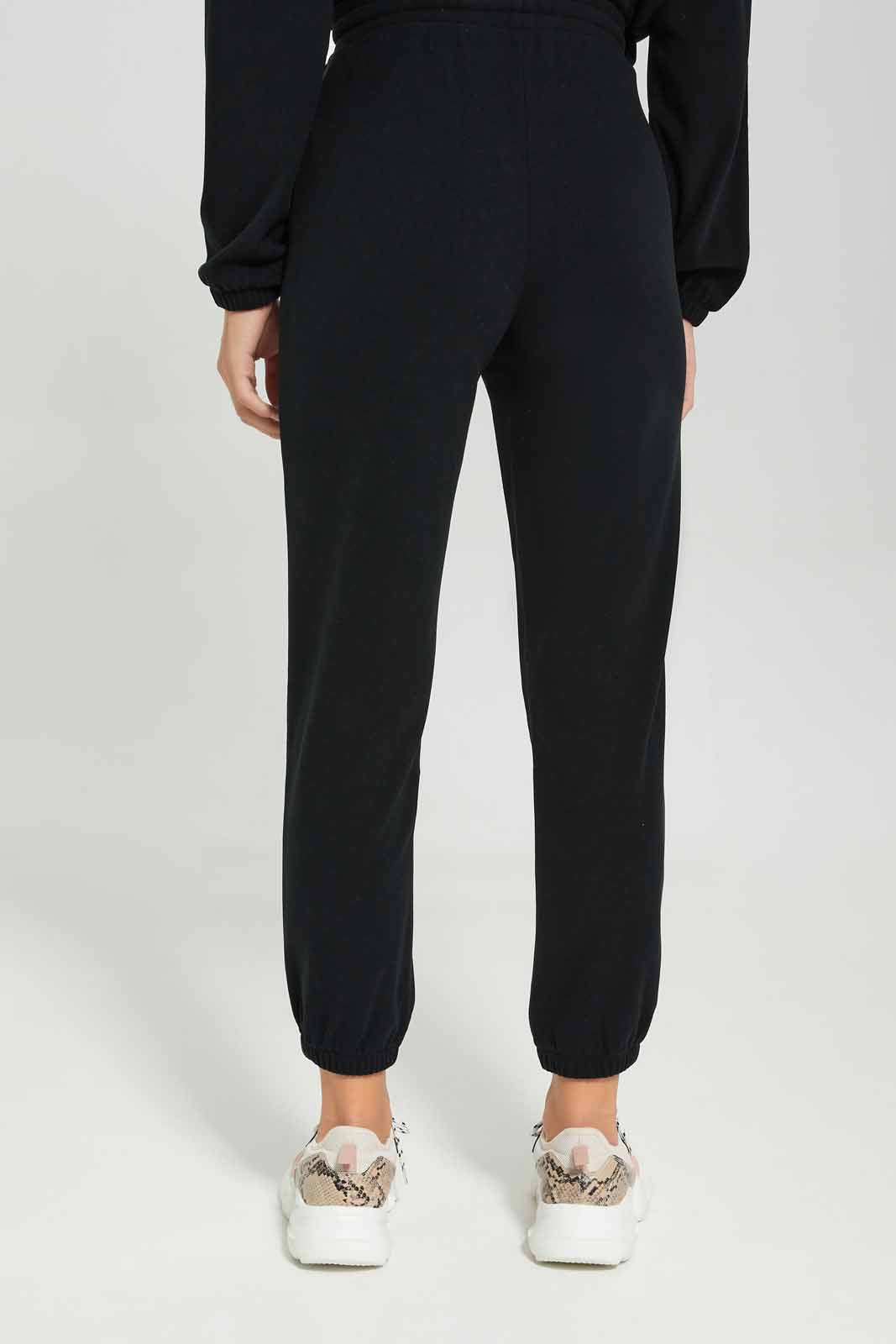 Redtag-Women-Black-Jogger-Category:Trousers,-Colour:Black,-Deals:New-In,-Dept:Ladieswear,-Filter:Women's-Clothing,-LDC,-LDC-Trousers,-New-In-LDC-APL,-Non-Sale,-S23A,-Section:Women-Women's-