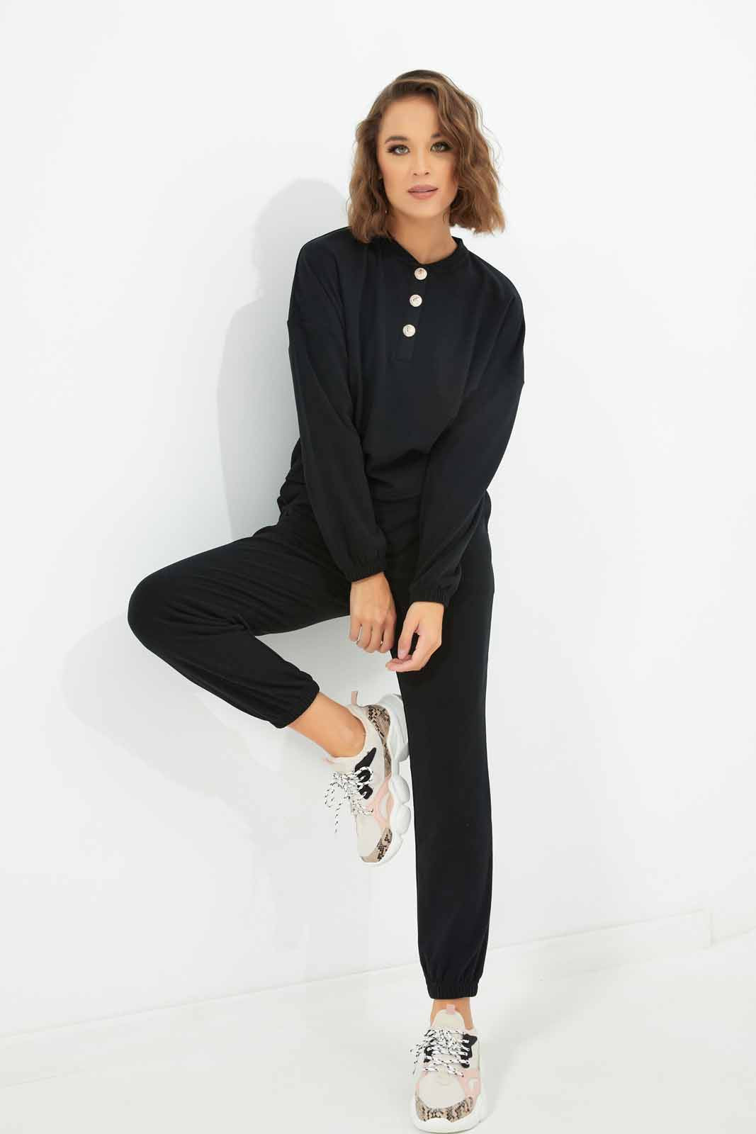 Redtag-Women-Black-Jogger-Category:Trousers,-Colour:Black,-Deals:New-In,-Dept:Ladieswear,-Filter:Women's-Clothing,-LDC,-LDC-Trousers,-New-In-LDC-APL,-Non-Sale,-S23A,-Section:Women-Women's-