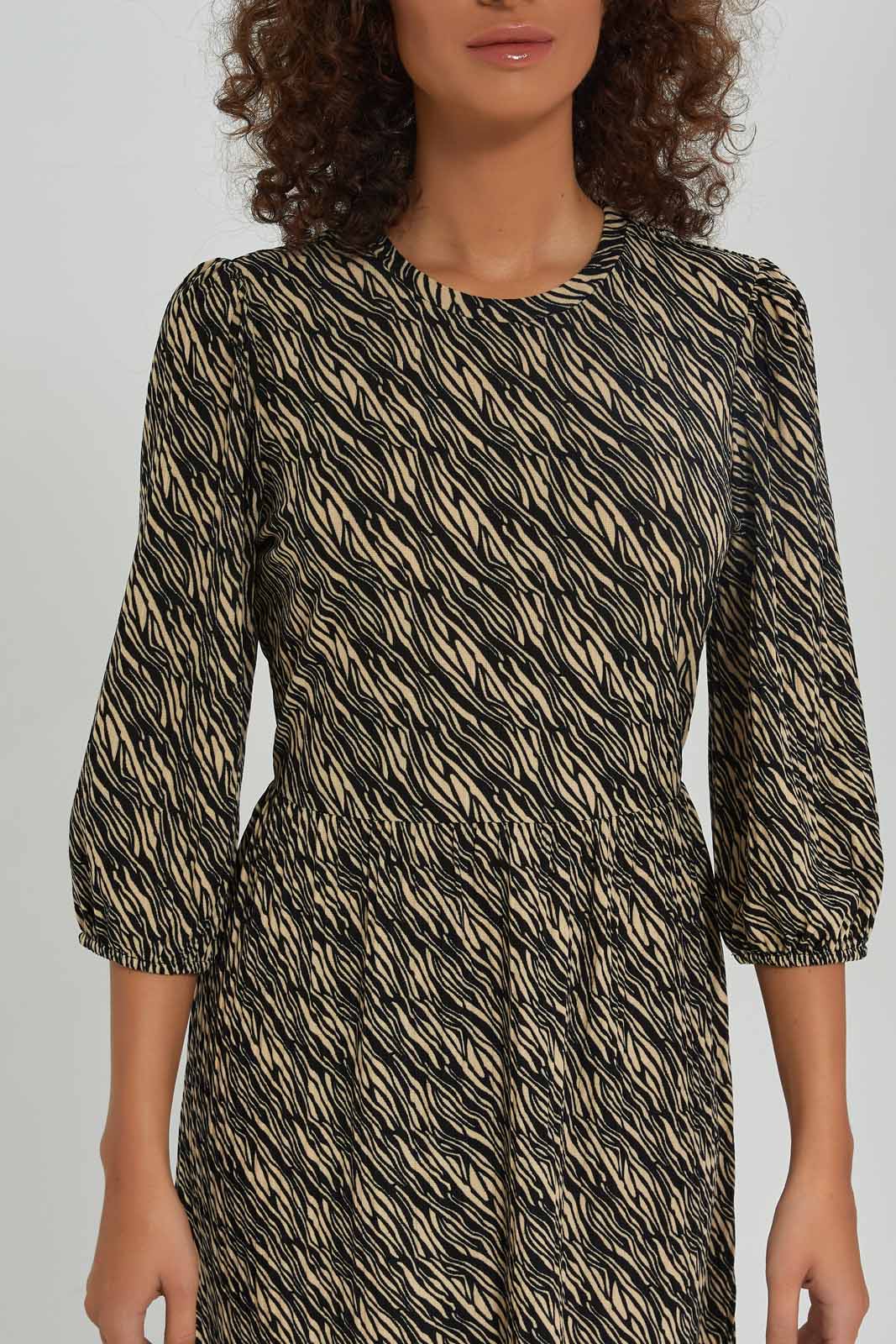 Redtag-Women-Print-Tiered-Midi-Dress-(blank),-Category:Dresses,-Colour:Assorted,-Deals:New-In,-Dept:Ladieswear,-Filter:Women's-Clothing,-New-In-Women-APL,-Non-Sale,-S23A,-Section:Women,-Women-Dresses-Women's-