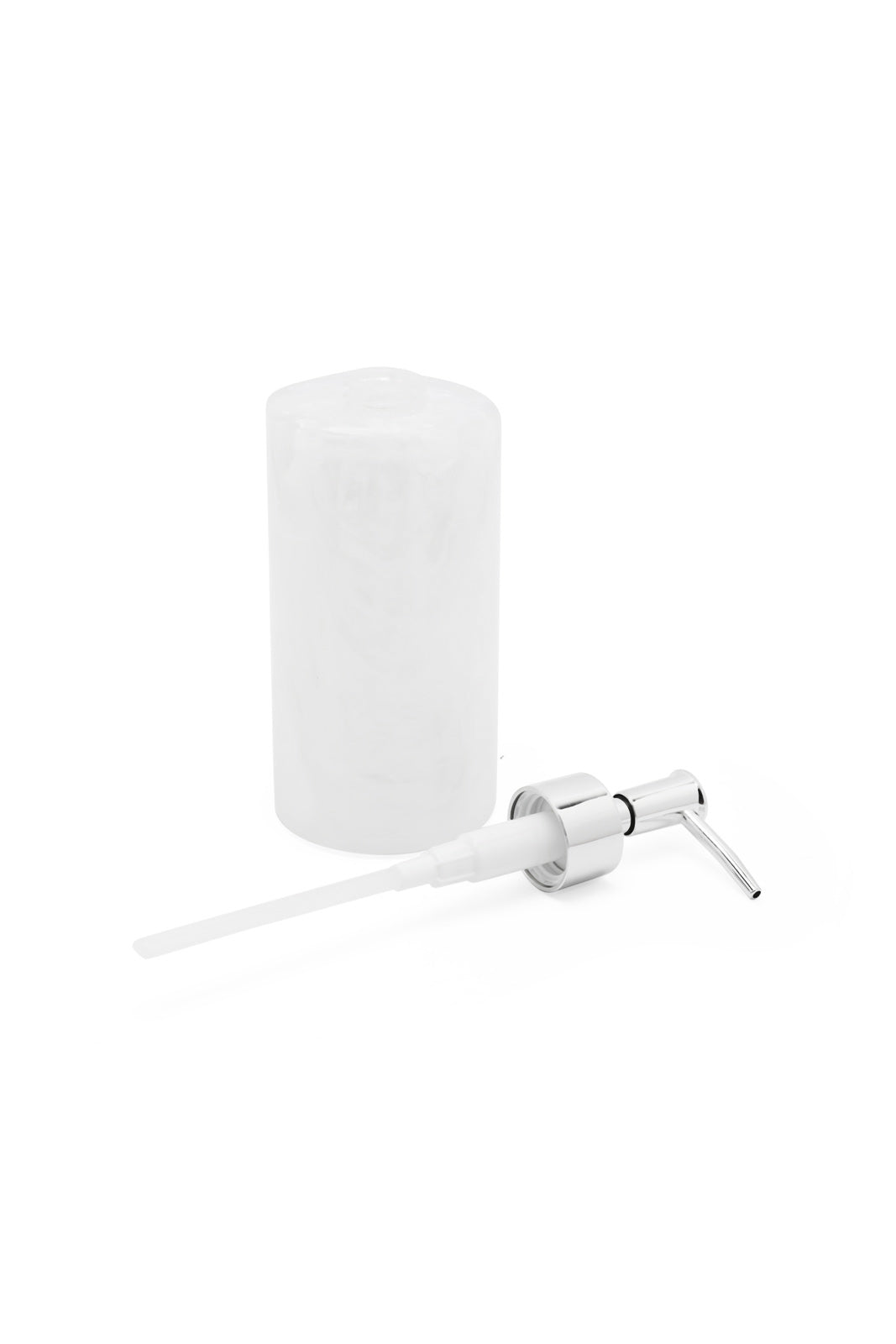Redtag-Pearl-Finish-Lotion-Dispenser-Category:Toiletry-Sets,-Colour:White,-Deals:New-In,-Dept:Home,-Filter:Home-Bathroom,-HMW-BAC-Bath-Accessories,-New-In-HMW-BAC,-Non-Sale,-S23A,-Section:Homewares-Home-Bathroom-