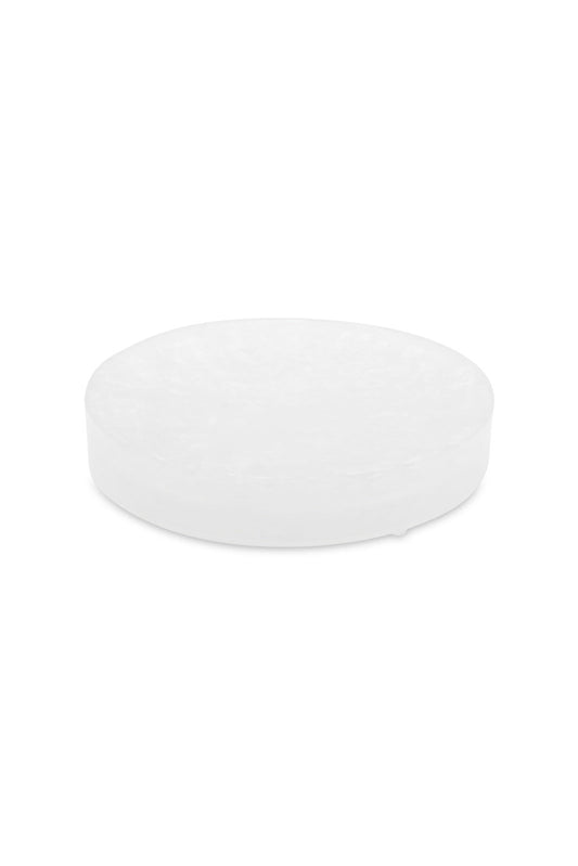 Redtag-Pearl-Finish-Soap-Dish-Category:Toiletry-Sets,-Colour:White,-Deals:New-In,-Dept:Home,-Filter:Home-Bathroom,-HMW-BAC-Bath-Accessories,-New-In-HMW-BAC,-Non-Sale,-S23A,-Section:Homewares-Home-Bathroom-