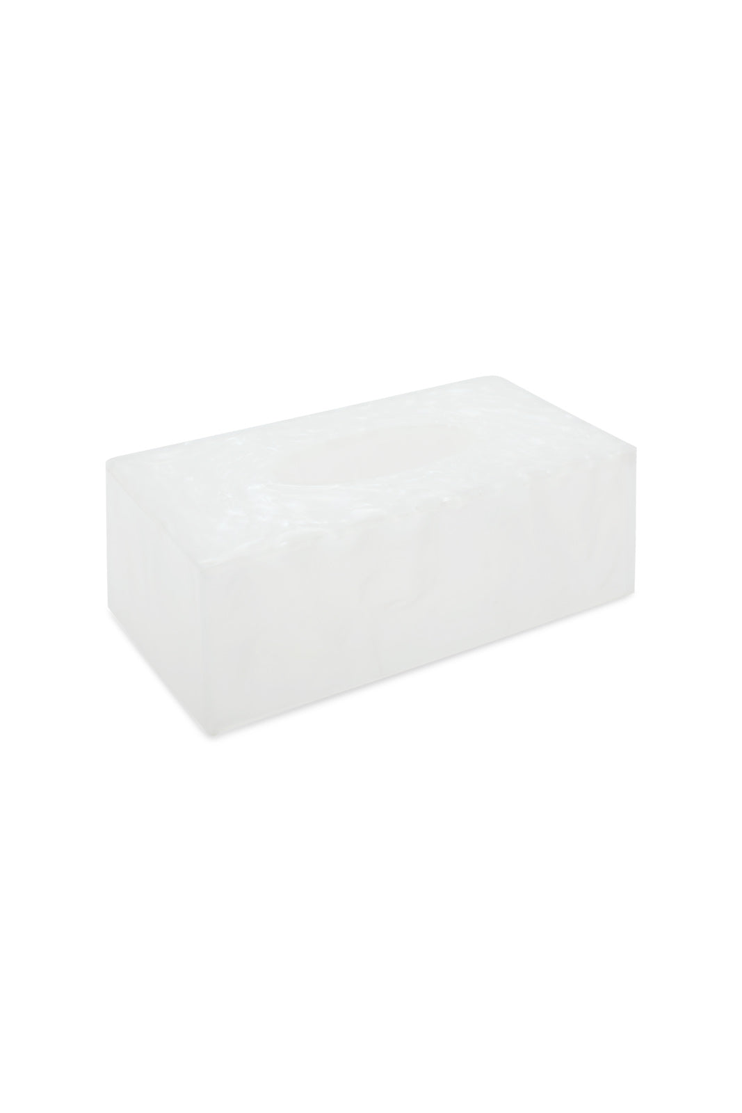 Redtag-Pearl-Finish-Rectangle-Tissue-Box-Category:Napkins-&-Tissues,-Colour:White,-Deals:New-In,-Dept:Home,-Filter:Home-Bathroom,-HMW-BAC-Bath-Accessories,-New-In-HMW-BAC,-Non-Sale,-S23A,-Section:Homewares-Home-Bathroom-