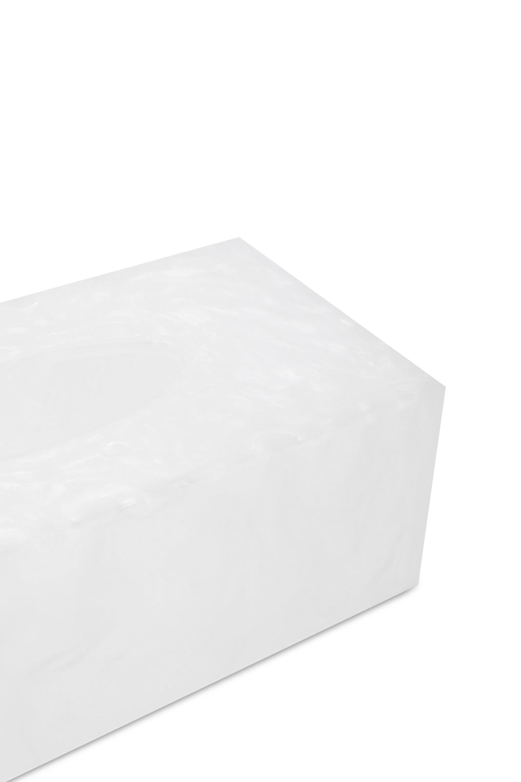 Redtag-Pearl-Finish-Rectangle-Tissue-Box-Category:Napkins-&-Tissues,-Colour:White,-Deals:New-In,-Dept:Home,-Filter:Home-Bathroom,-HMW-BAC-Bath-Accessories,-New-In-HMW-BAC,-Non-Sale,-S23A,-Section:Homewares-Home-Bathroom-