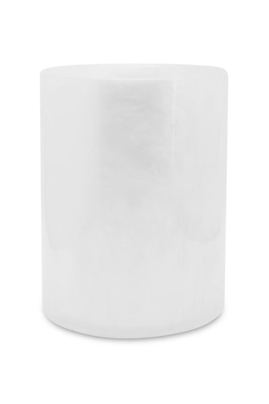 Redtag-Pearl-Finish-Waste-Bin-Category:Waste-Bins,-Colour:White,-Deals:New-In,-Dept:Home,-Filter:Home-Bathroom,-HMW-BAC-Bath-Accessories,-New-In-HMW-BAC,-Non-Sale,-S23A,-Section:Homewares-Home-Bathroom-
