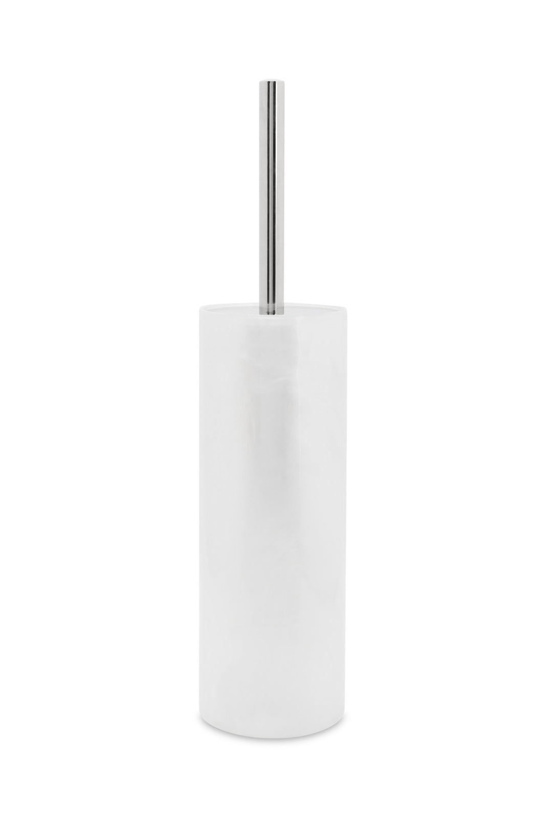 Redtag-Pearl-Finish-Toilet-Brush-Holder-Category:Toiletry-Sets,-Colour:White,-Deals:New-In,-Dept:Home,-Filter:Home-Bathroom,-HMW-BAC-Bath-Accessories,-New-In-HMW-BAC,-Non-Sale,-S23A,-Section:Homewares-Home-Bathroom-