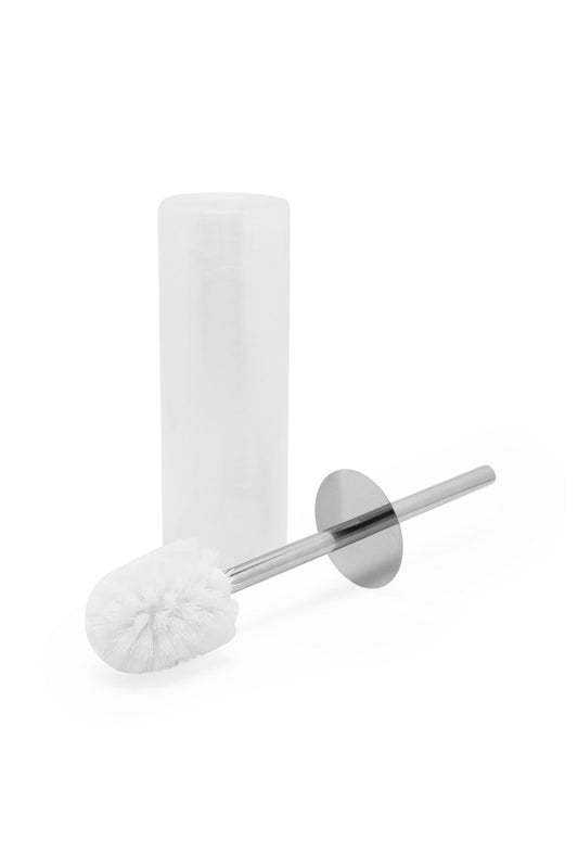 Redtag-Pearl-Finish-Toilet-Brush-Holder-Category:Toiletry-Sets,-Colour:White,-Deals:New-In,-Dept:Home,-Filter:Home-Bathroom,-HMW-BAC-Bath-Accessories,-New-In-HMW-BAC,-Non-Sale,-S23A,-Section:Homewares-Home-Bathroom-