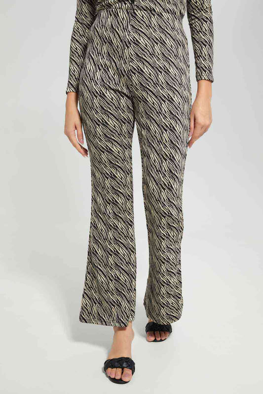 Redtag-Women-Assorted-Jacquard-Flare-Trouser-Category:Trousers,-Colour:Assorted,-Deals:New-In,-Filter:Women's-Clothing,-New-In-Women-APL,-Non-Sale,-S23A,-Section:Women,-Women-Trousers-Women's-